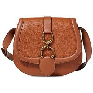Lauren Ralph Lauren Barrington Saddle Small Crossbody Purse